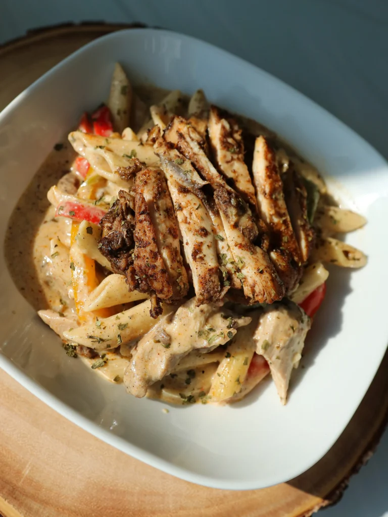 JAMAICAN JERK CHICKEN RASTA PASTA RECIPE