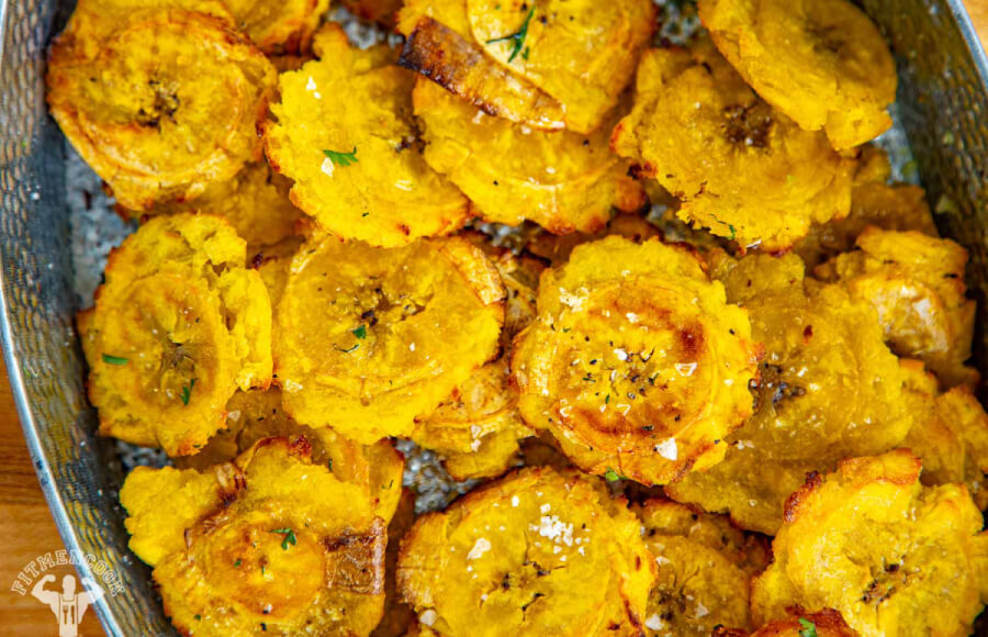 PLANTAIN TOSTONES IN THE AIR FRYER