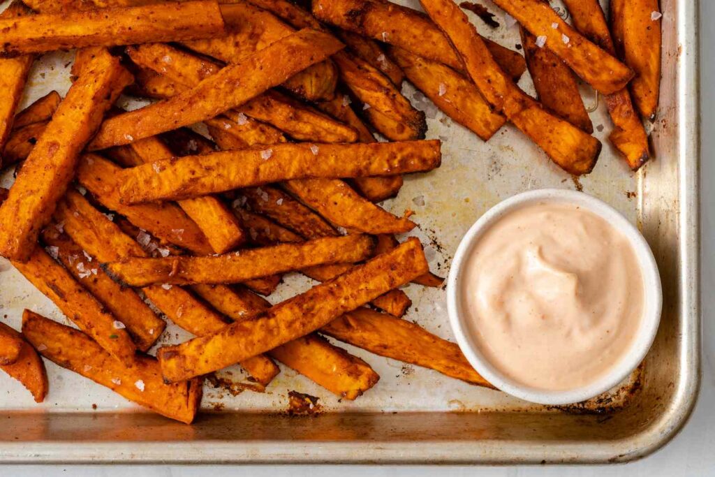 Sweet Potato Fries: SIDE FOR CUBAN SANDWICH